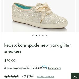 Kate Spade Glitter Sneakers